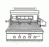 Grill image for model: BG36-BQARL (pre 2006)